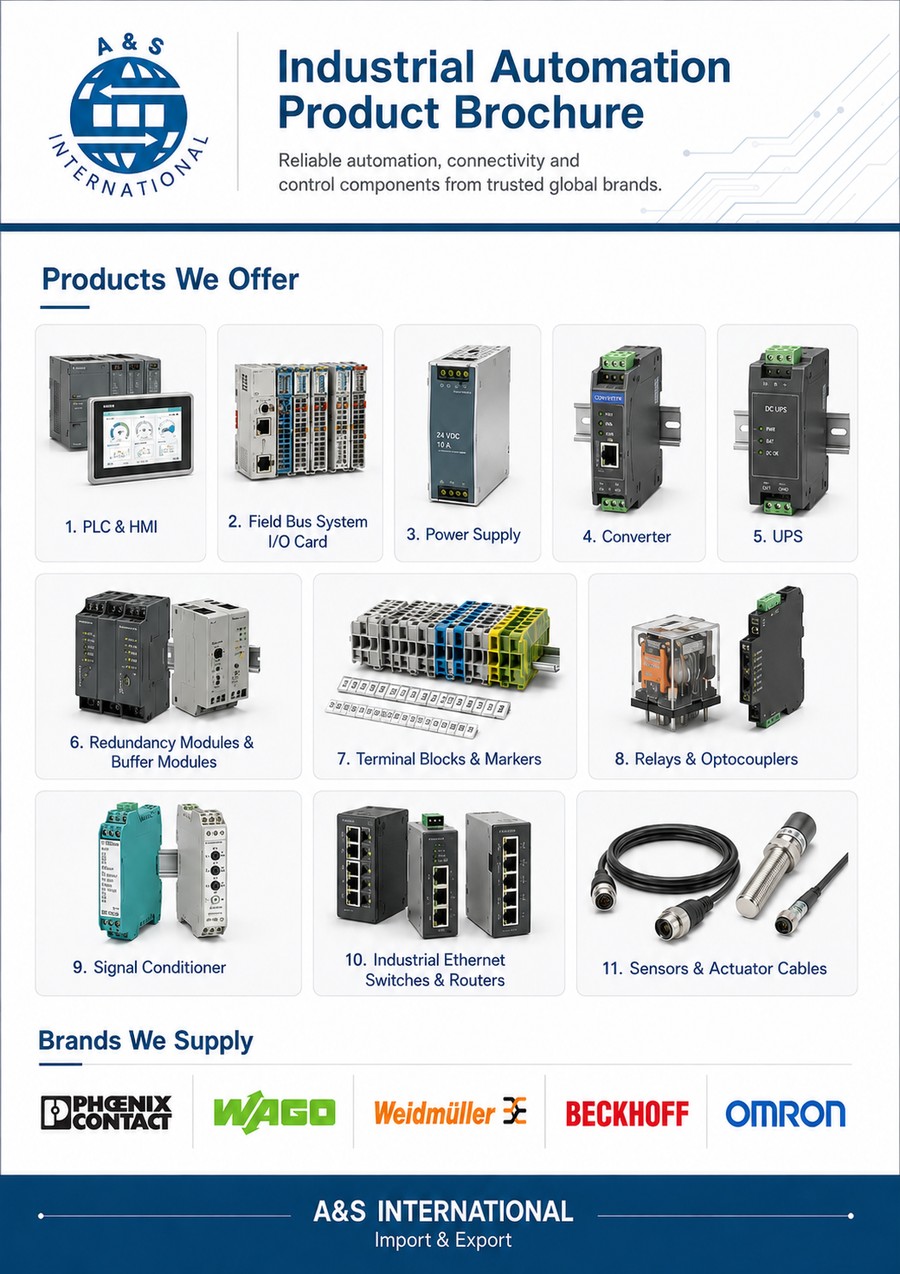 Automation products brochure cover