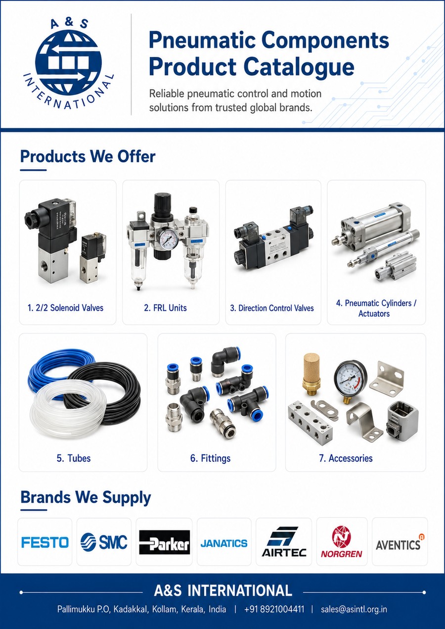 Pneumatic components catalogue cover